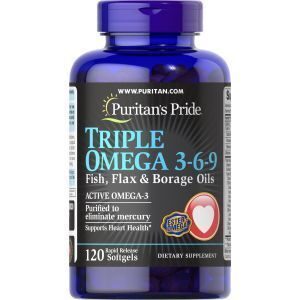 Maximum Strength Triple Omega 3-6-9  (120 caps)